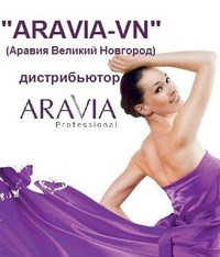 Логотип компании ARAVIA-VN, магазин профессиональной косметики